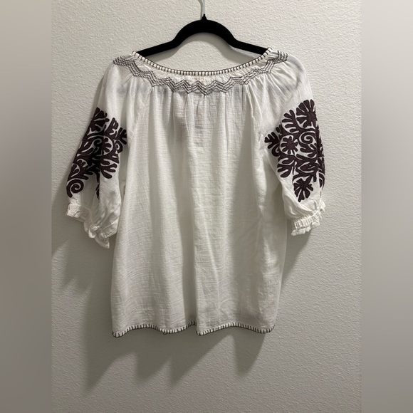 NWT Ivy Jane White Blouse, size XS - Picture 6 of 8